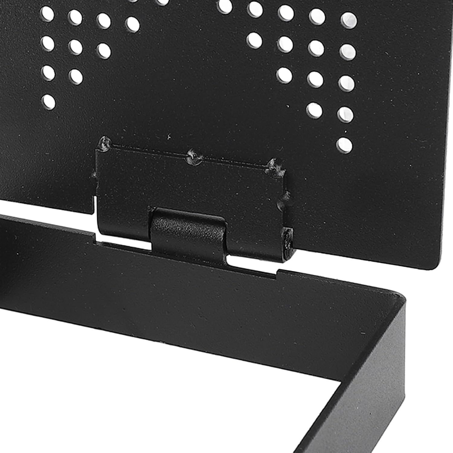 RV Bumper End Cap, 4 Inch Square Bumper Plug with Vent Holes, Carbon Steel Sewer Hose Holder, Secure Fit Buffer bar Cover for Travel Trailers and Motorhomes