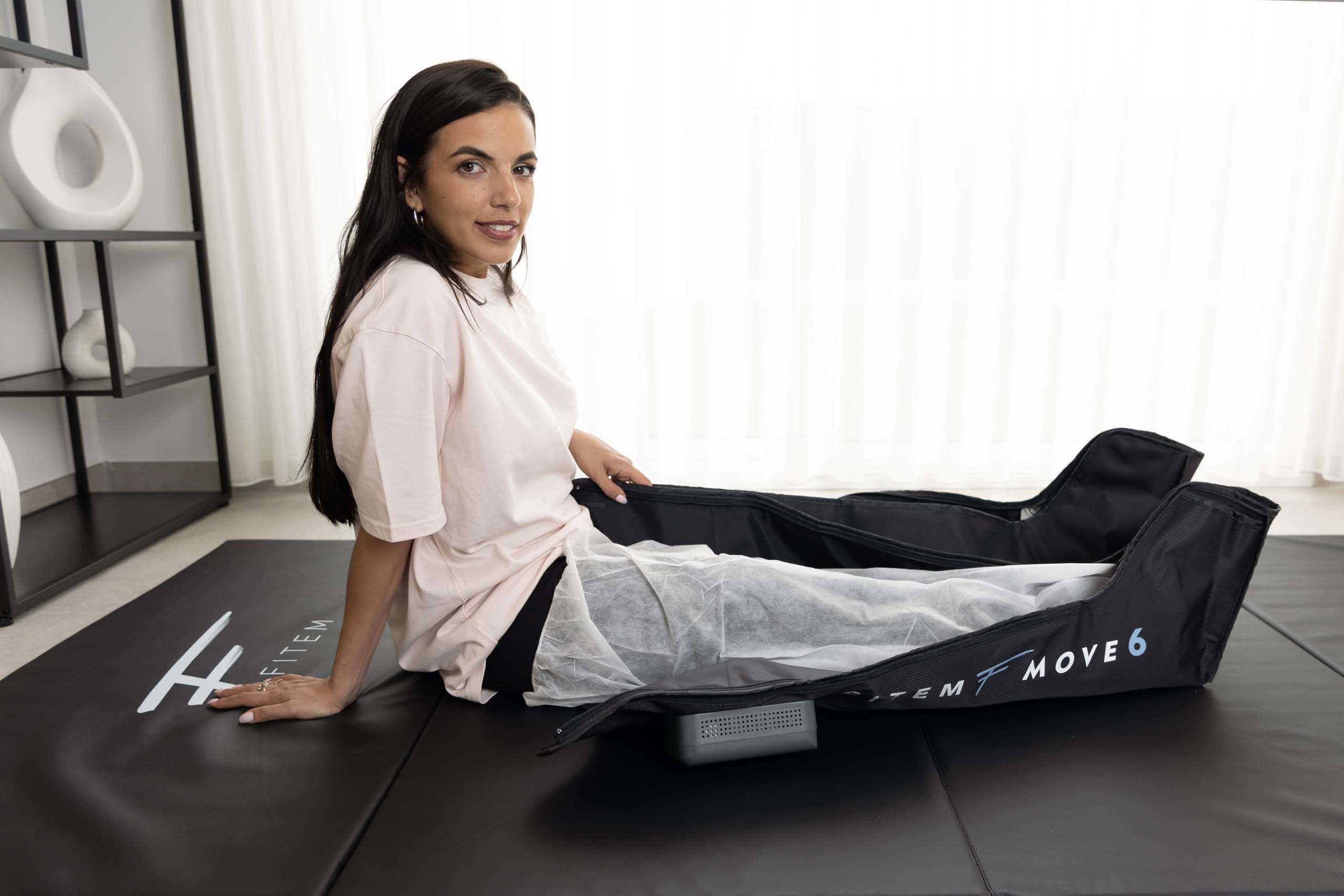 FITEM – Lot de 25 Paires de Sous-Bottes Jetables pour Pressothérapie – Taille Universelle – Tissu Non Tissé Respirant – Hygiène et Confort pour Pressothérapie, Drainage Lymphatique & Kinésithérapie