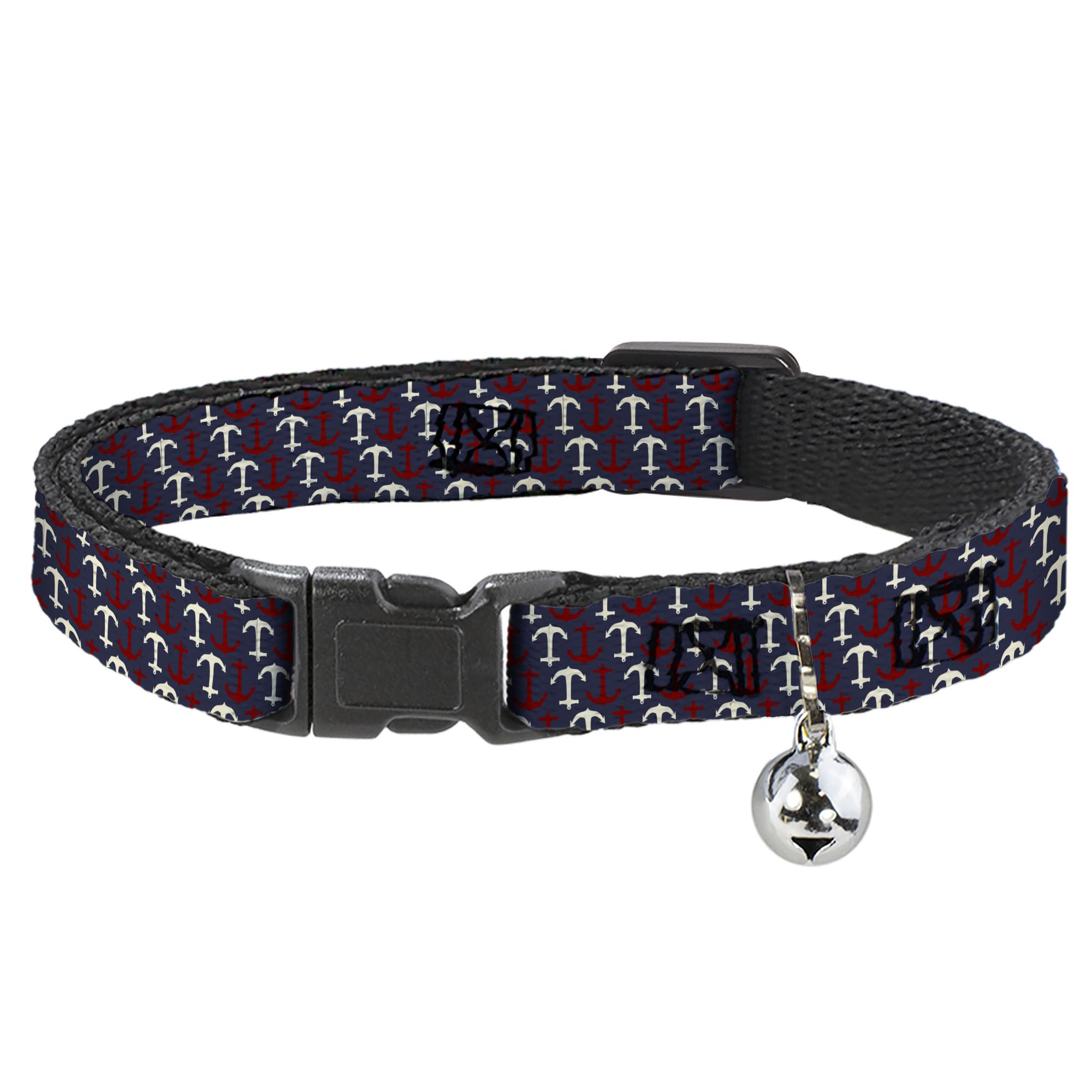 Collar para gato Buckle-Down BAC-W30184-NM mediano regulable de 20 a 30 cm