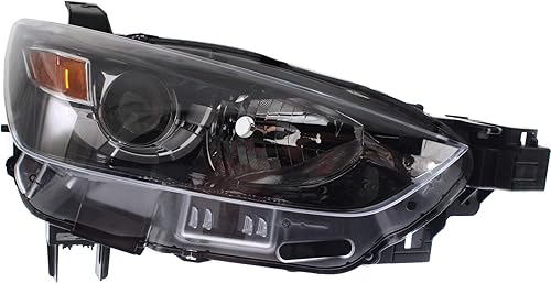 Garage-Pro Faro compatible con lente LH MAZDA CX-3 2016-2018 y carcasa halógena - CAPA