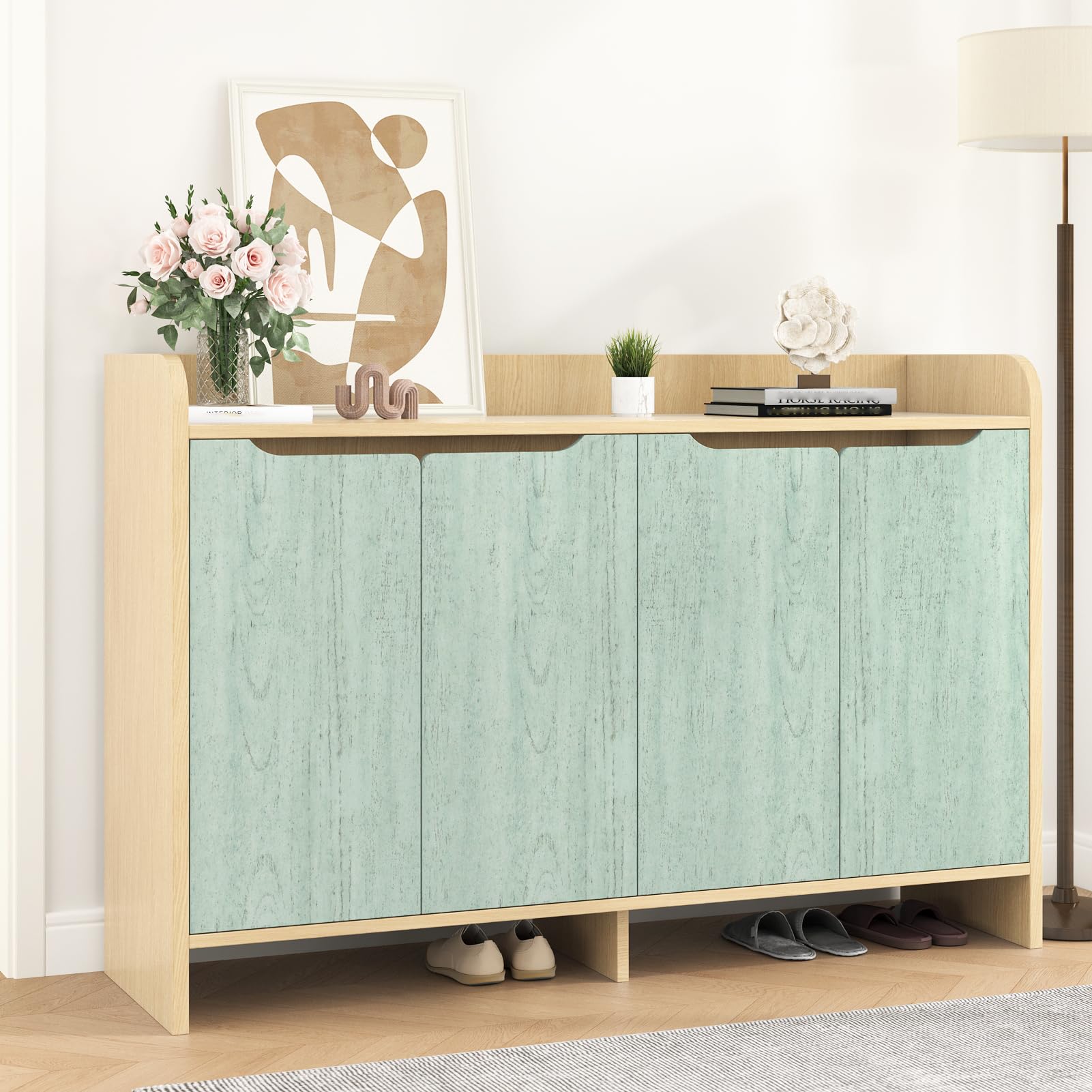 Pellicola Adesiva Legno Verde Per Mobili Carta Da Parati Adesiva Muro Moderna Carta Adesiva Effetto Legno Verde Per Armadio Piano Di Lavoro Rivestimento Adesivo Per Mobili 40cm x 800cm