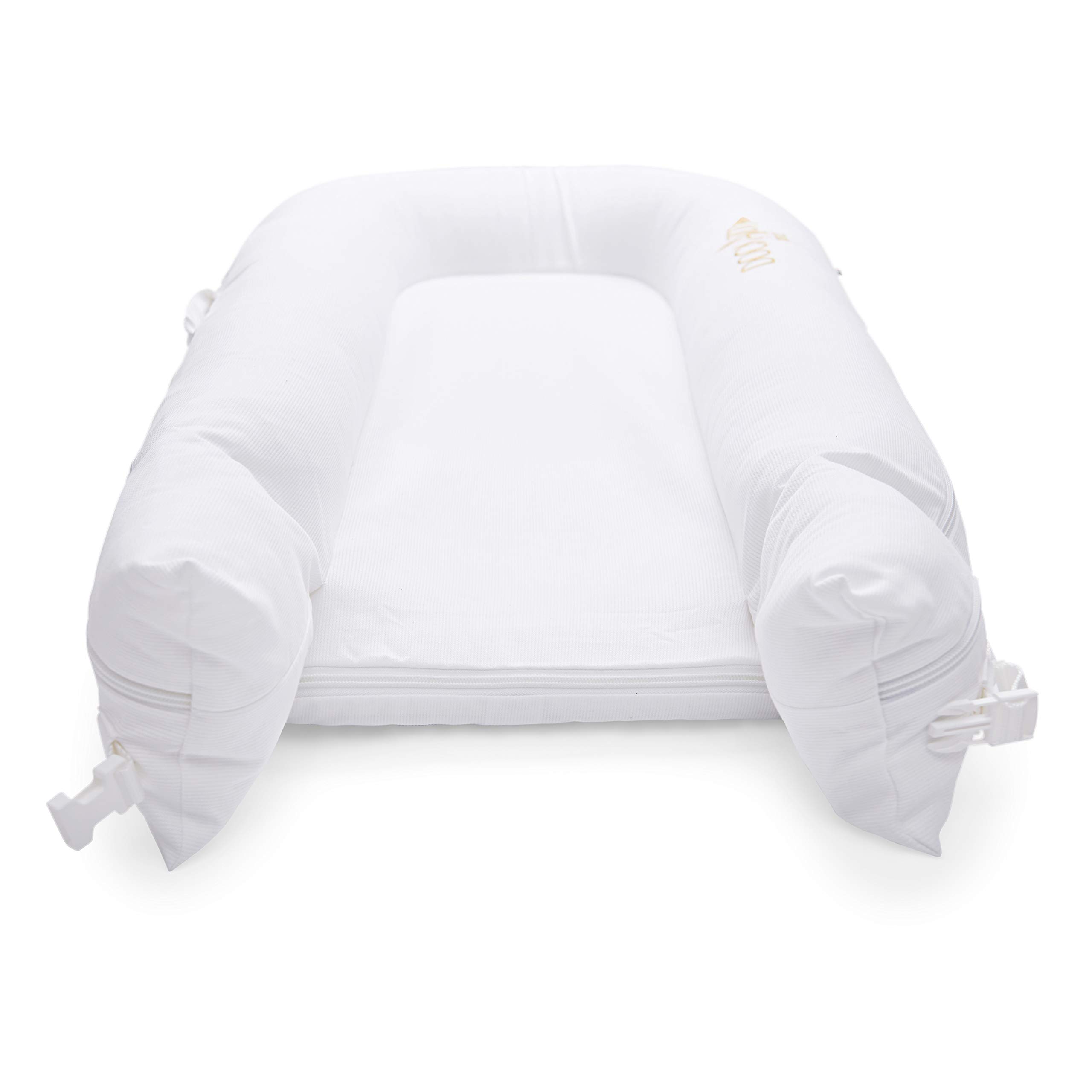 DockATot Cover Deluxe+ - Bianco Pristine