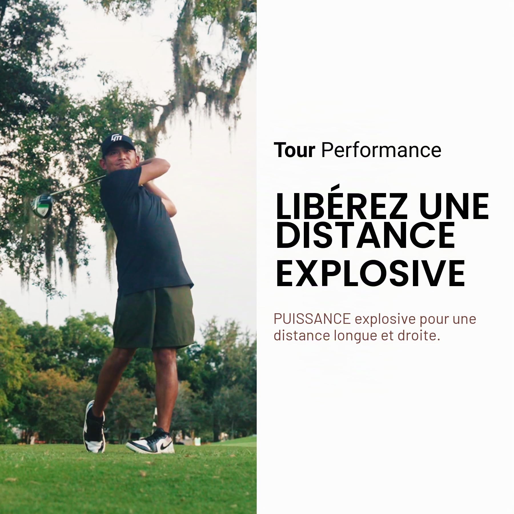 Trust Balles de Golf Bison V/X Power – pour Professionnels et Handicap Faible – Distance Maximale – Trajectoire Droite – Contrôle Ultime – Revêtement Uréthane – 12 ou 48 Balles