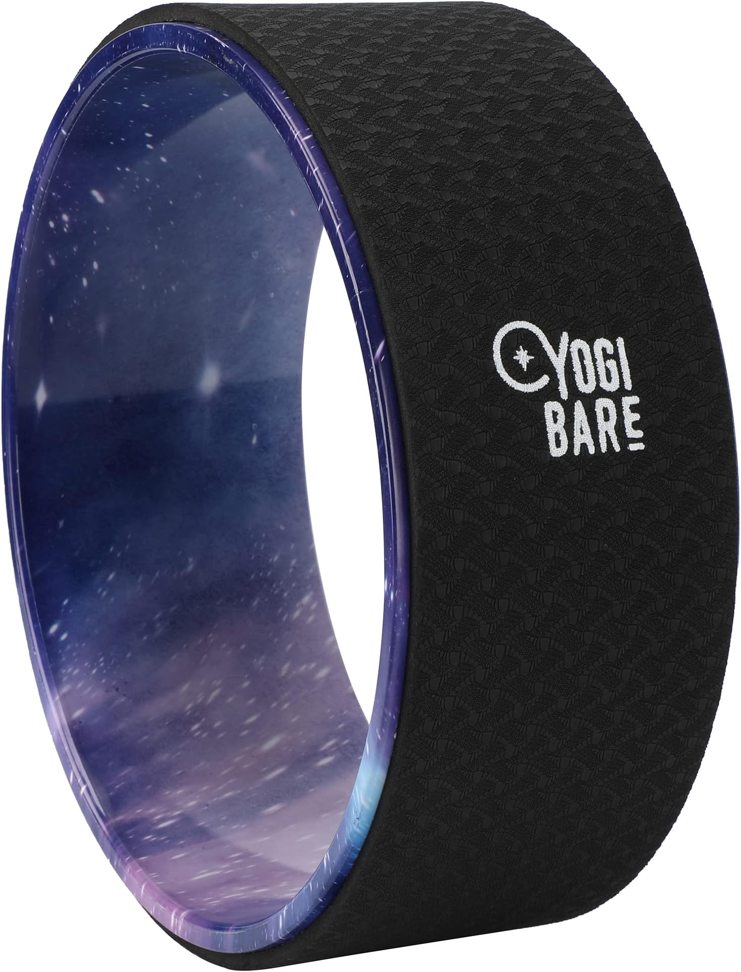 Yogi Bare Yoga Wheel for Back Pain Relief - Back Stretching Device & Massager - Eco Friendly Yoga Exercise Equipment & Pilates Accessories - 33cm x 13cm