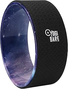 Yogi Bare Rueda de yoga antideslizante CORCHO de 33 cm para estiramientos - Mejora tus movimientos y Rojouce la tensión - Contribuye a un mayor equilibrio y flexibilidad
