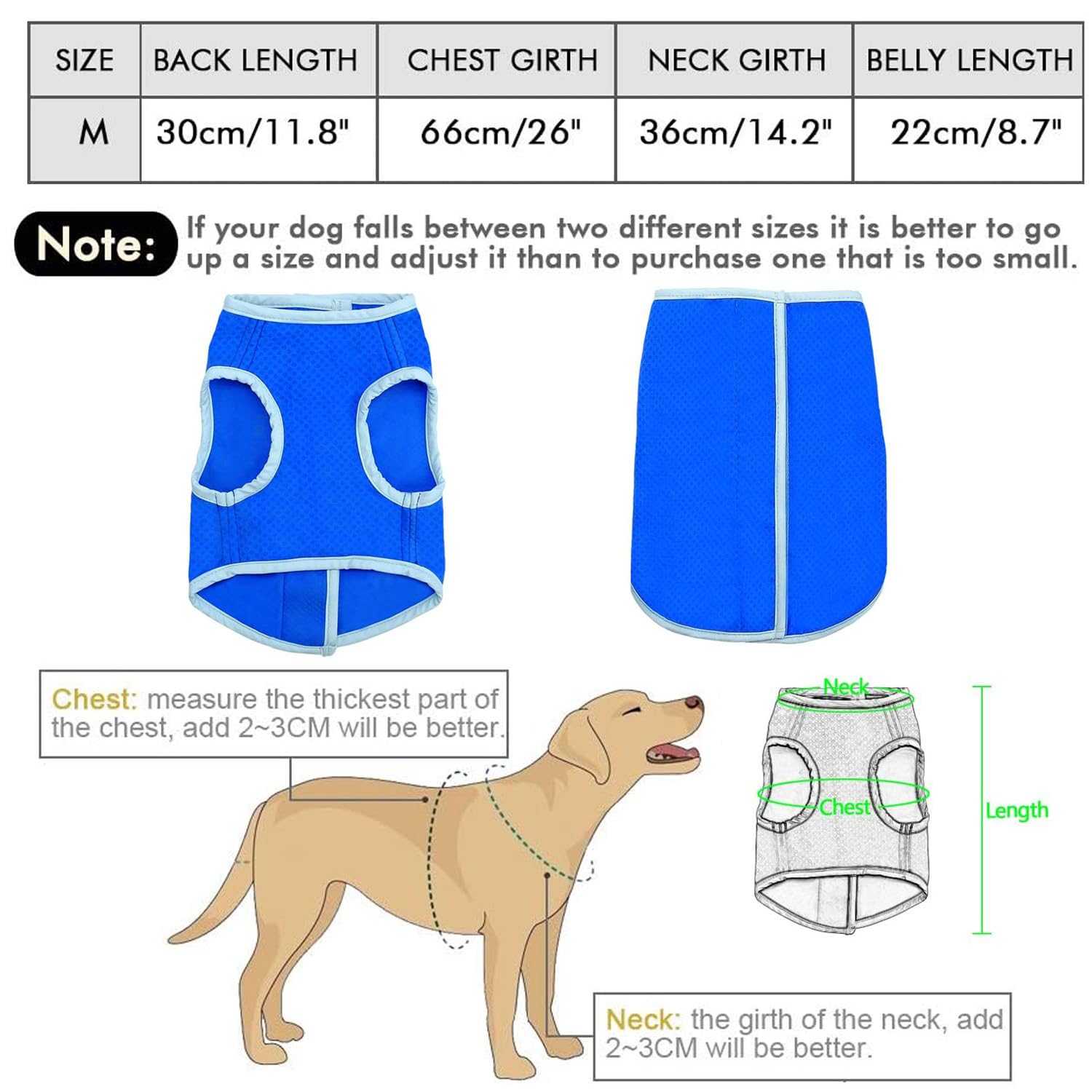 Norhogo Breathable Mesh Ice Vest, cool vests for dogs pet cooling jacket, dog cooling vest - Image 2