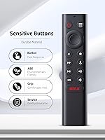 Vista 5 de Repuesto para control remoto Nvidia Shield con búsqueda por voz, botones retroiluminados, botones de menú personalizables (sin batería)