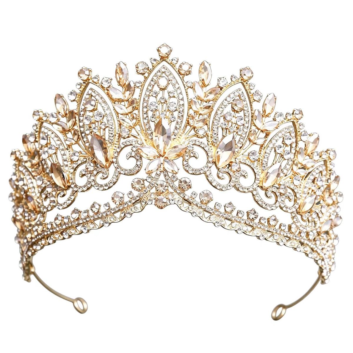 New women crown Tiaras Bridal Rhineshtone Princess Birthday Crystal Tiara