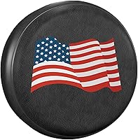 Vista 9 de AmFor - Cubierta de neumático de repuesto, protectores de neumáticos impermeables, ajuste universal para Jeep, Trailer, RV, SUV, camión y muchos