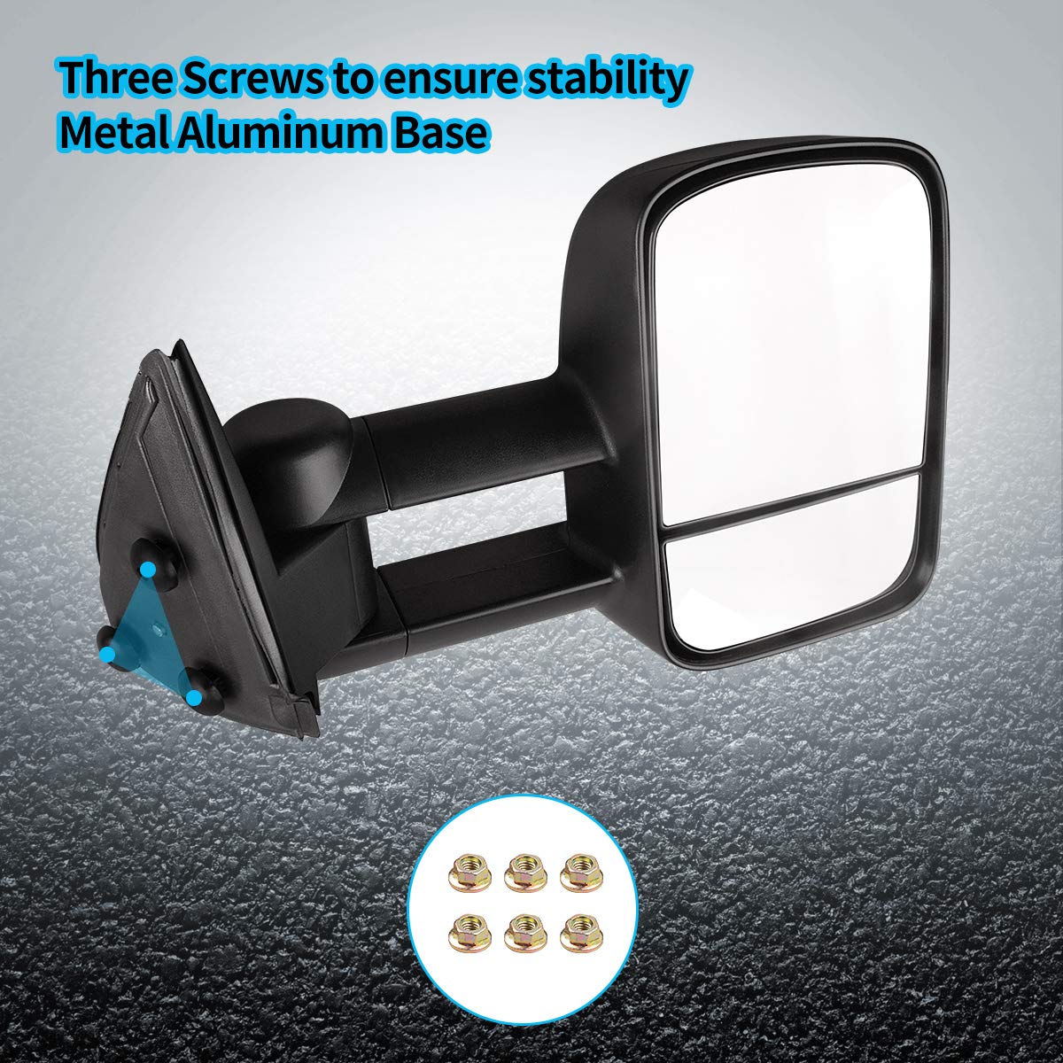 Buy AUTOSAVER88 Manual Telescoping Towing Mirrors Compatible with 19992007 Chevy Silverado GMC Buy AUTOSAVER88 Manual Telescoping Towing Mirrors Compatible with 19992007 Chevy Silverado GMC