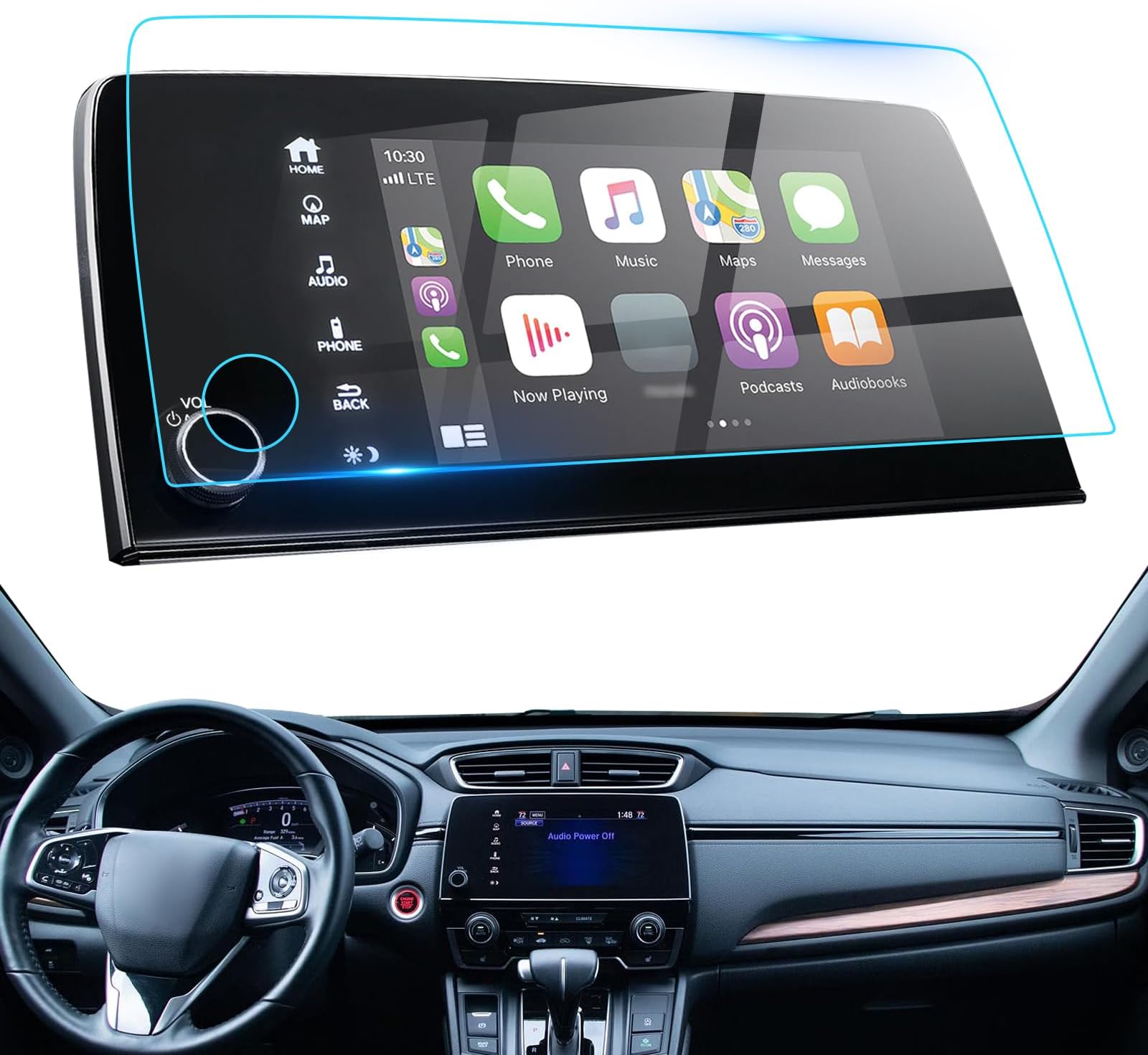 For 2017-2022 Honda CR-V Screen Protector 7" HD Tempered Glass for Infotainment Touchscreen,Anti-Scratch,Honda CRV 2017 2018 2019 2020 2021 2022 Accessories (LX/EX/EX-L/Touring/Special Edition/Hybrid)
