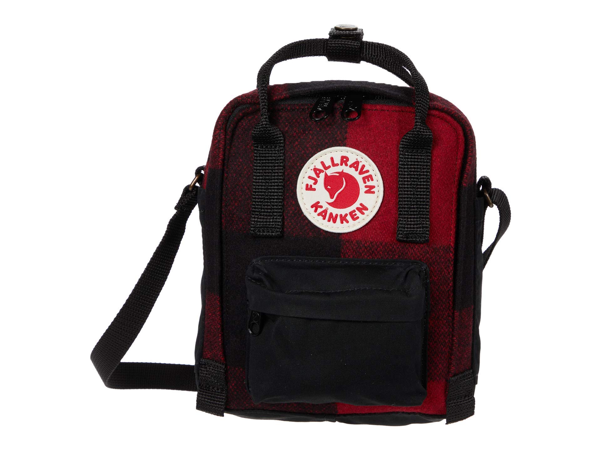 Fjällräven Kånken Re-Wool Sling Red / Black