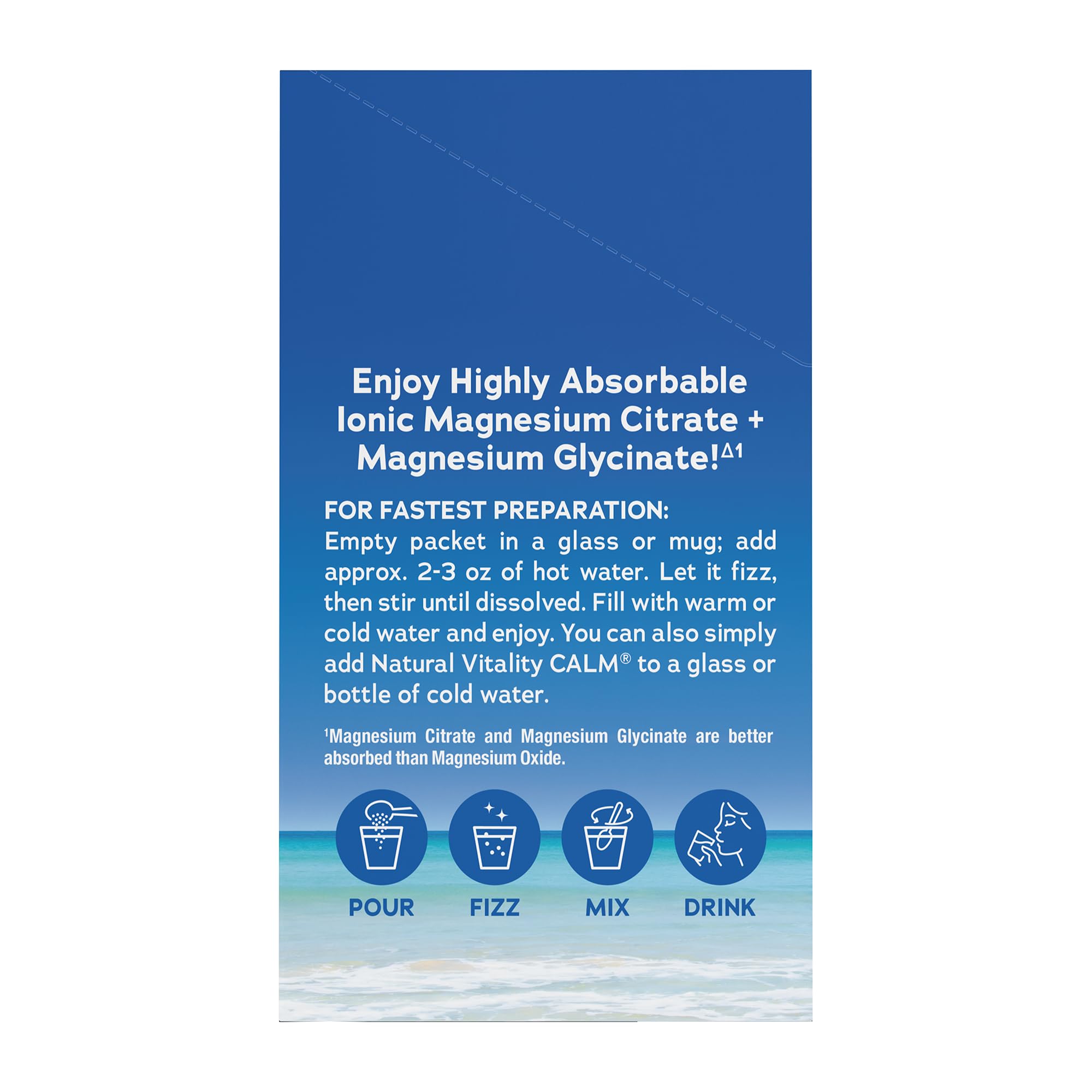 Natural Vitality Calm Magnesium Stick Packets — Amazon image 5