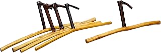 Moa Set of Five Teak Wood Hangers