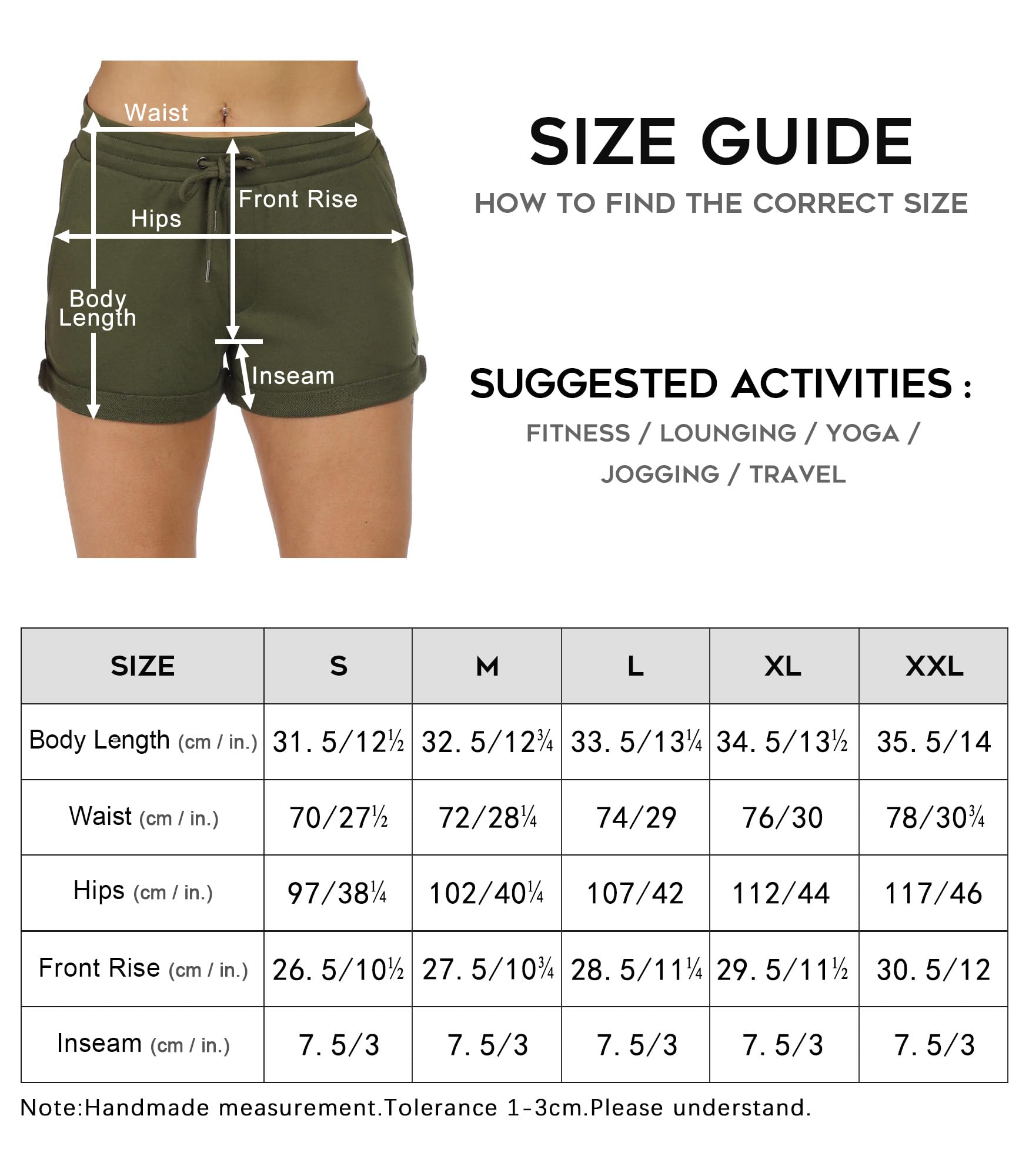 icyzone Short de Sport Femme Pantalon Court pour Jogging Fitness, Short d'entraînement décontracté, Lot de 2