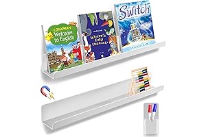 Magnetic Whiteboard Book Shelf