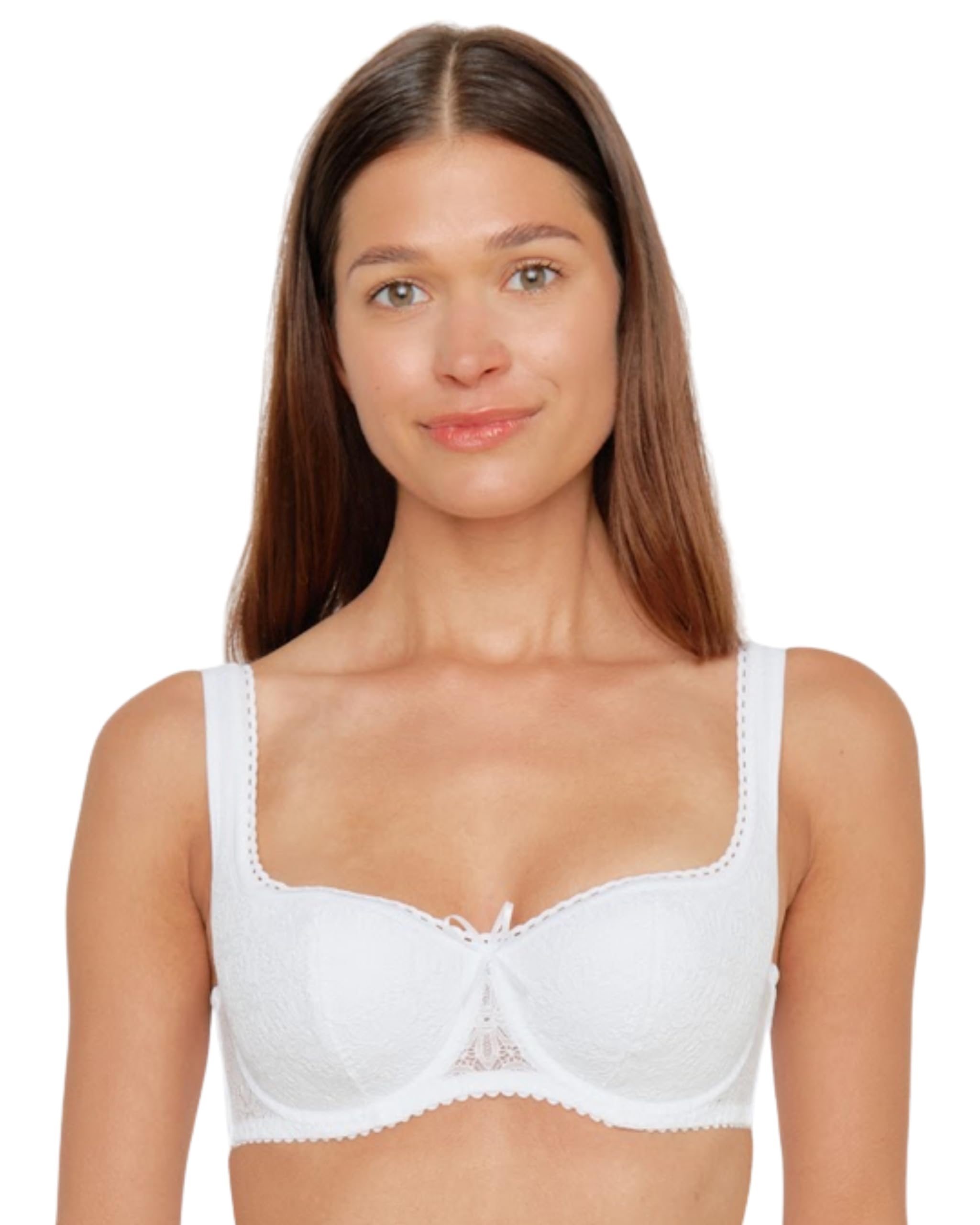 SUSA Dirndl Balconette BH 7592 mit Bügel & zierlicher Schleife - Größe A-F - Dirndl-BH mit wattierten Cups & verstellbaren Trägern - Hochwertige Materialien - Bequem & elegant - Ökotex Zertifiziert