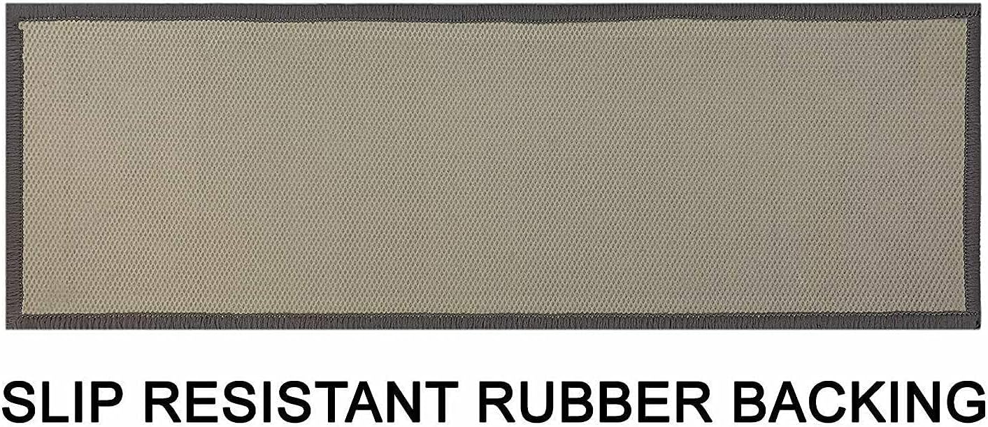 Tесh Dеаlѕ 🔥 Stair Treads Skid Slip Resistant Backing Indoor Carpet Stair Treads Trellis Border Design 8 ½ inch x 26 ¼ inch (Set of 13, Grey Black) Exсluѕіvе Dіѕсоunt 50% Prісе Stair Treads Skid Slip Resistant Backing Indoor Carpet Stair Treads Trellis Border Design 8 ½ inch x 26 ¼ inch (Set of 13, Grey Black)