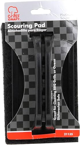 Miniatura 4 de Chef Craft 21135 Select - Escobilla para parrilla con mango, color negro