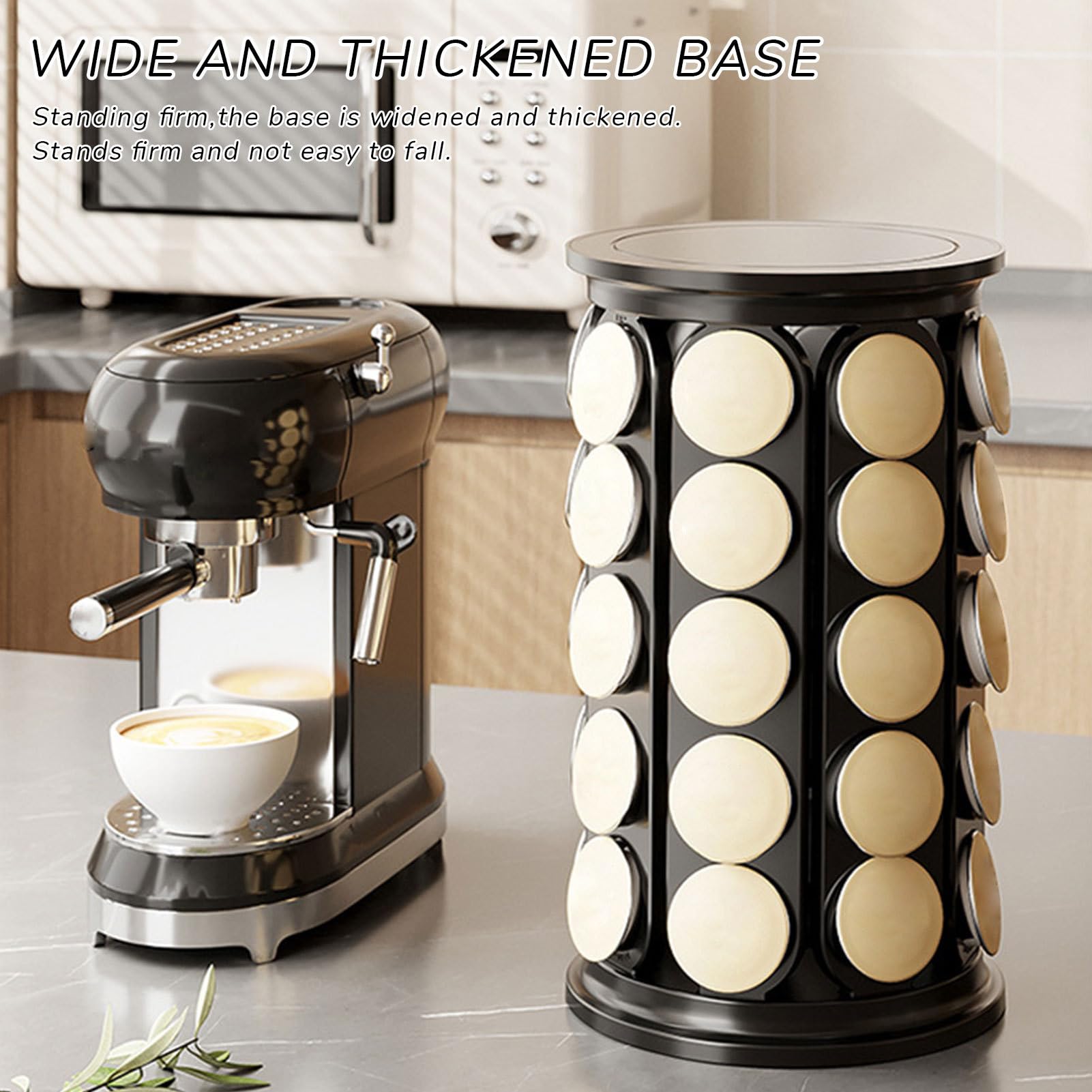 Soporte Para Cápsulas De Café Organizador Dispensador Giratorio | Portacápsulas Giratorio Encimera De Cocina, Encimeras, Hogar, Apartamento, Restaurante, Bajo Armarios, Interior, Doméstico