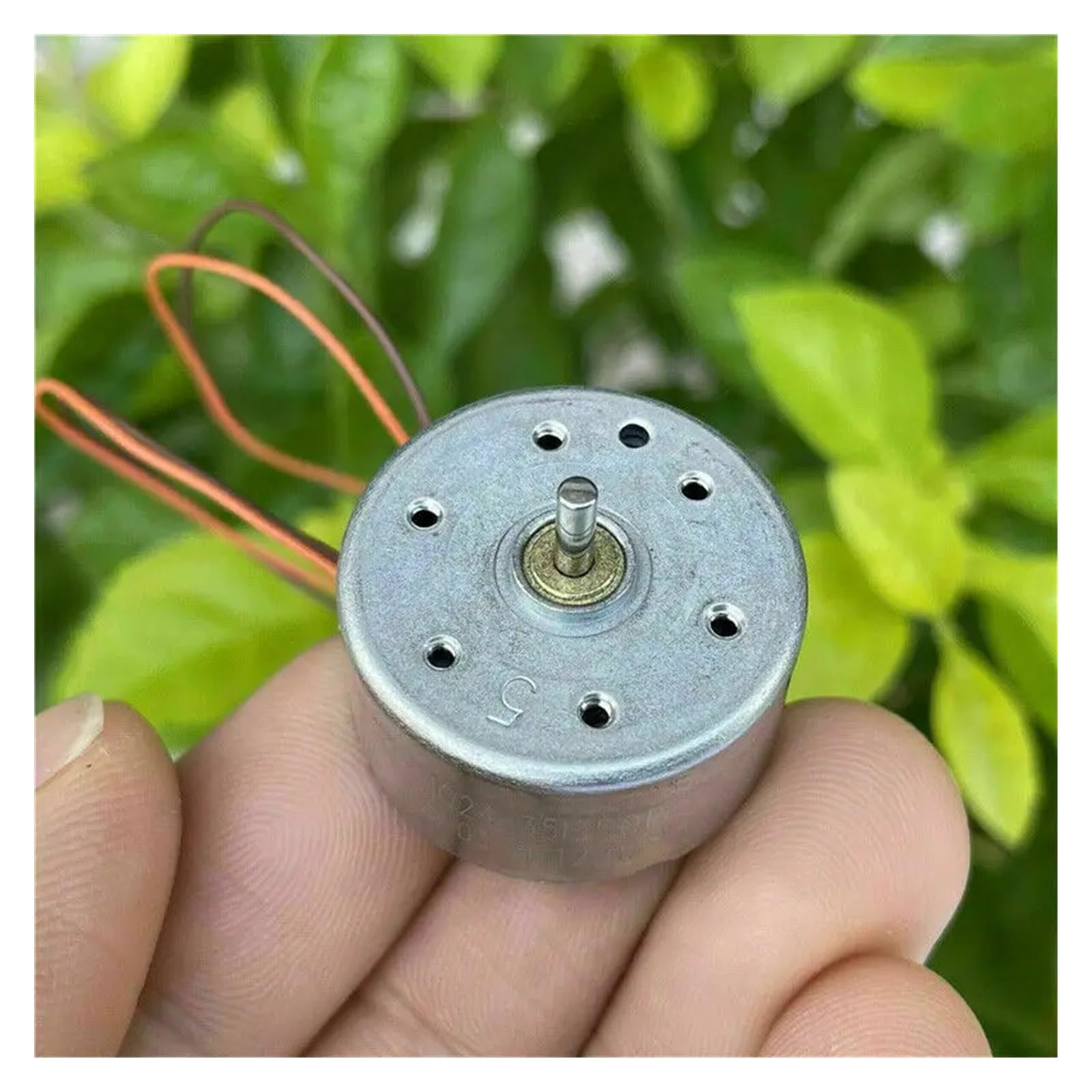 JQ24-35I350F Electronic Starter DC 1.5V-6V 7600RPM Mute 24mm Round Electronic Starter Spindle Solar Power Electronic Starter Engine Shaft OD 2mm