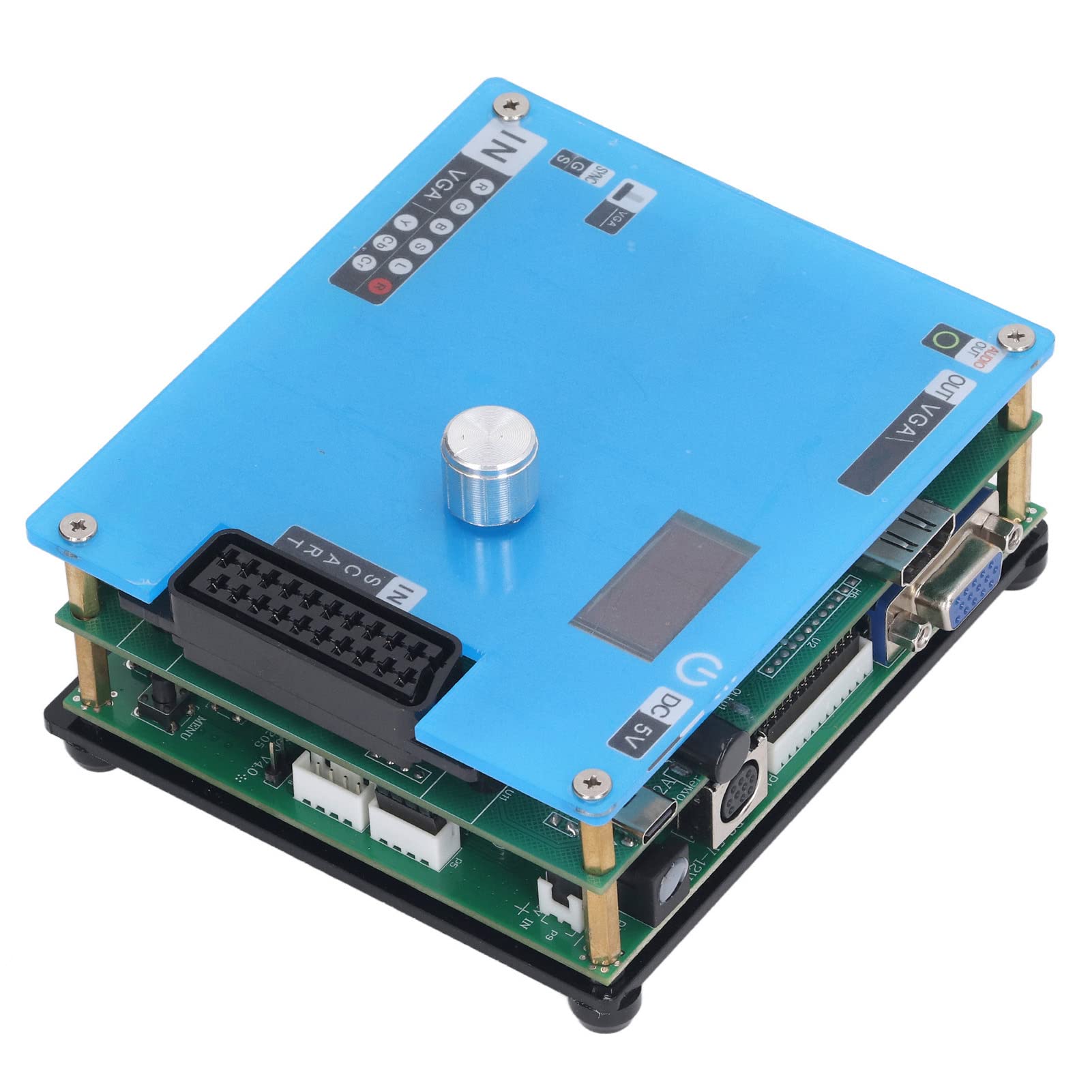 FILFEEL Convertidor de Videojuegos de Control VGA GBS de Alta Definición para LCD con Opciones de Salida Múltiple
