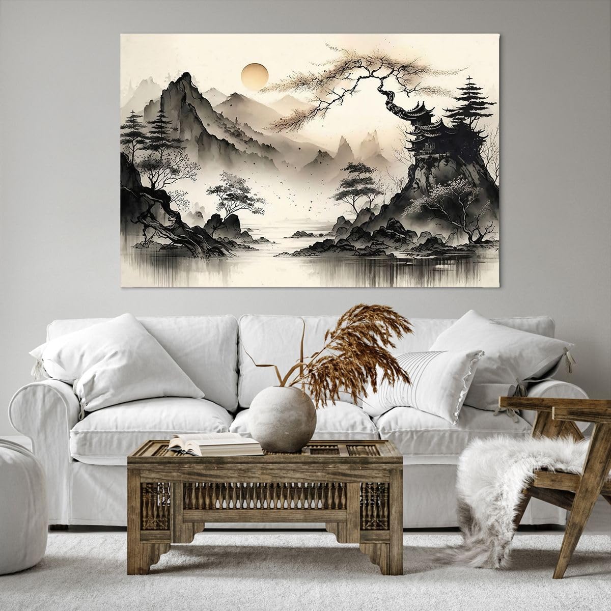 Cuadros Decoracion Salon Parque Naturaleza Lienzos Decorativos 120x80cm Cuadro Sobre Lienzo Moderno Dormitorio Cocina Cuadros Pared Imágenes Wall Art Prints Decor Canvas Grande XXL AA120x80-3507