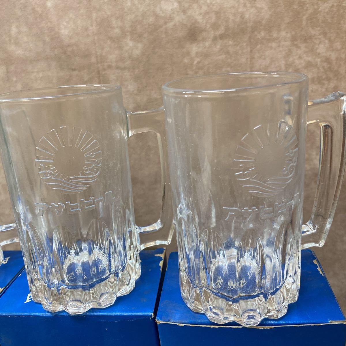 Amazon.co.jp: アサヒビール ASAHI BEER 小ジョッキ3個 アサヒマーク 