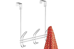 iDesign Classico Over-the-Door 3-Hook Organizer