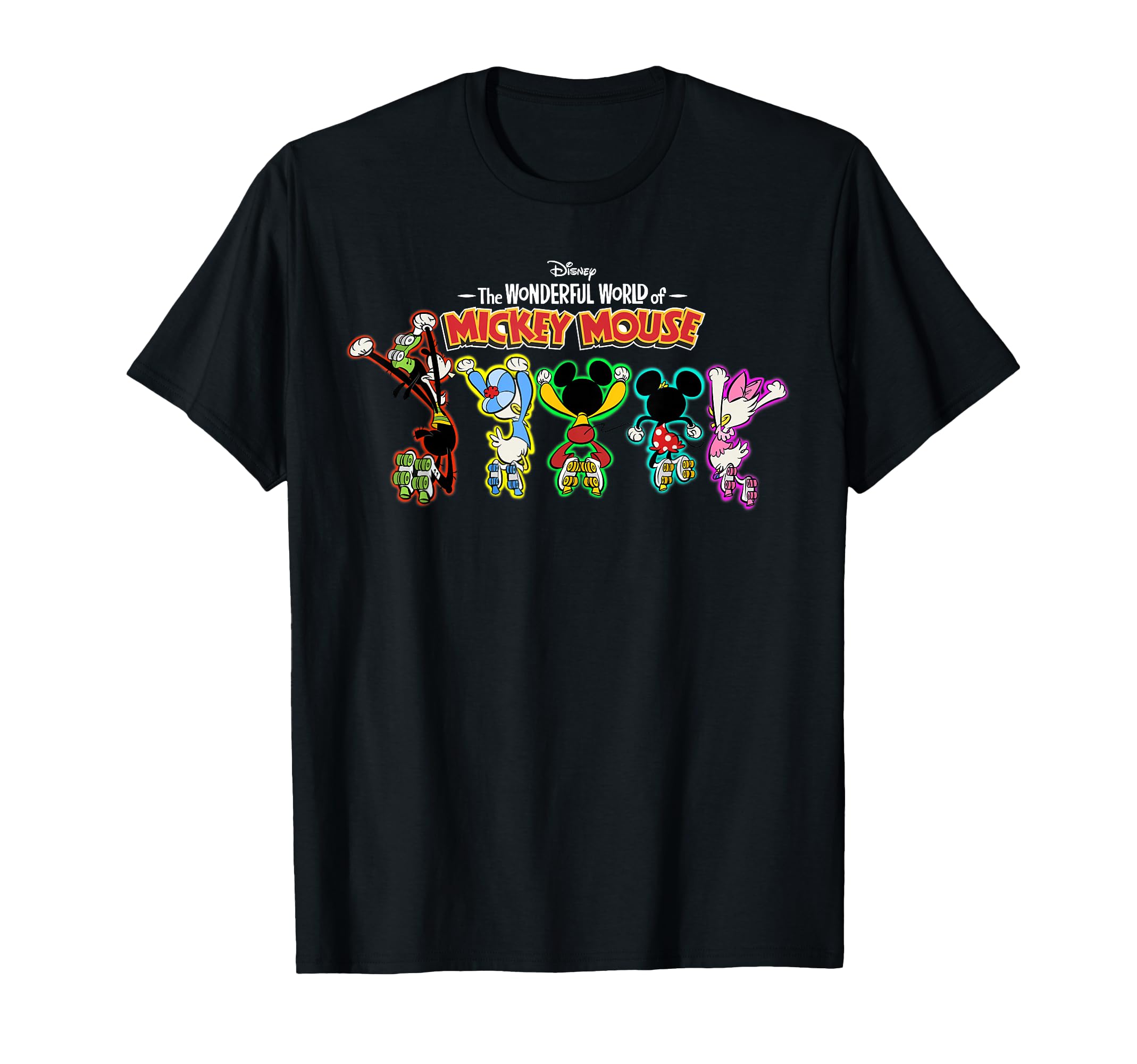 Mickey Mouse T-Shirt Disney en coton doux anti-déformation
