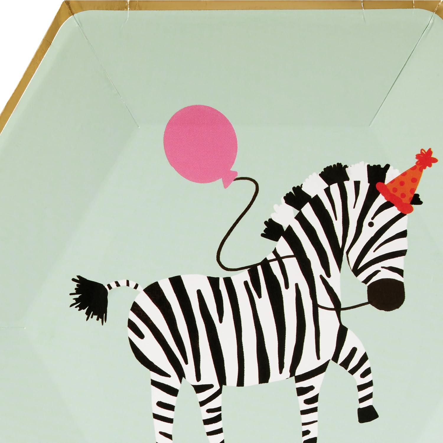 C.R. Gibson Party Animal Lunch Plates, 8 Count (TW13-25362)