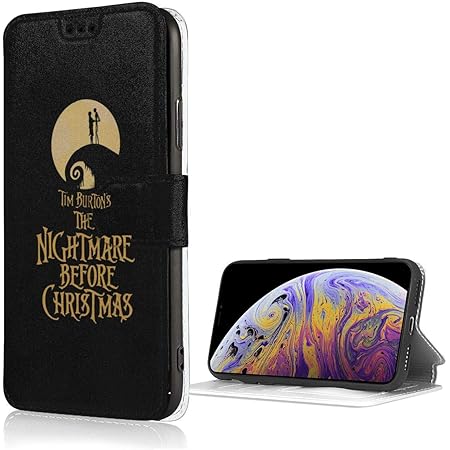Amazon ナイトメアー ビフォア クリスマス 月 英字 Iphone8 ケース Iphone7 ケース 手帳型 お洒落 高級puレザー アイフォン 7 8 ケース スマホケース7 8 財布型カバー 軽量 薄型 落下防止 衝撃吸収 全面保護 磁石付き カード収納 スタンド機能 4 7インチ ホルスター