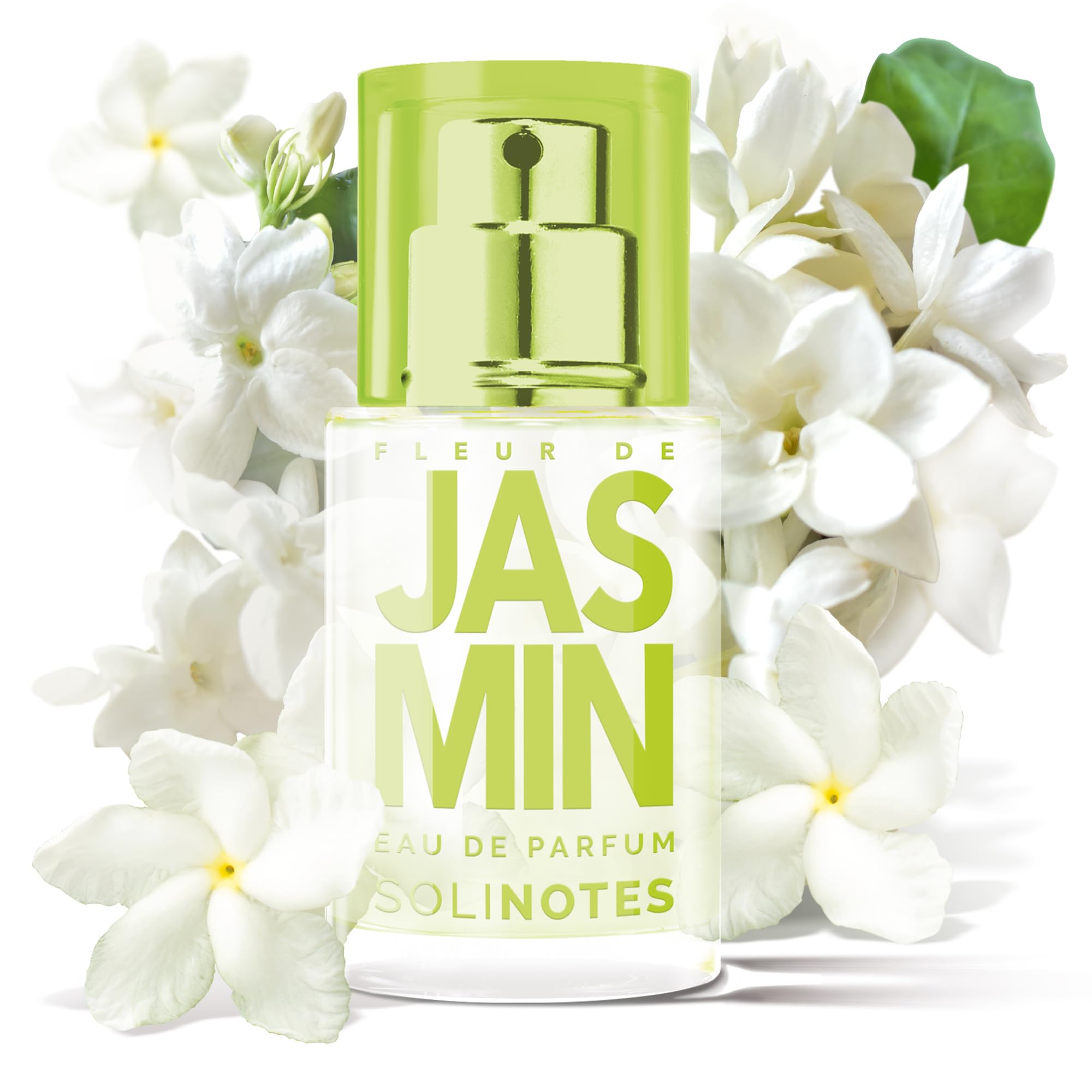 Parfum Femme Solinotes Fleur de Jasmin - Eau De Parfum | Fragrance Florale et Apaisante - Cadeau Parfait pour Elle - 15 ml
