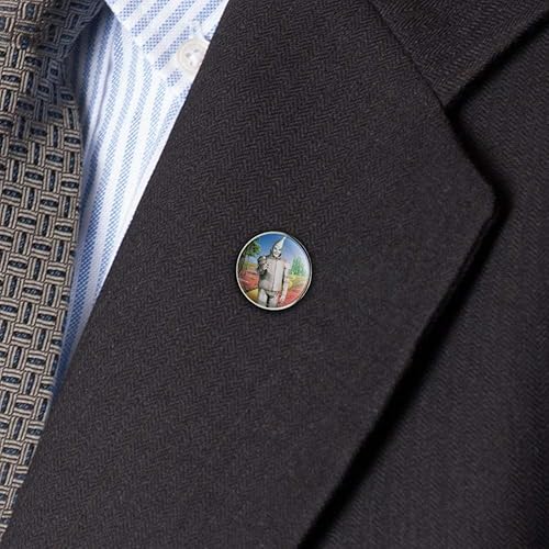 Miniatura 3 de Wizard of Oz Tin Man Character Metal 0.75" Solapa Sombrero Pin Tie Tack Pinback