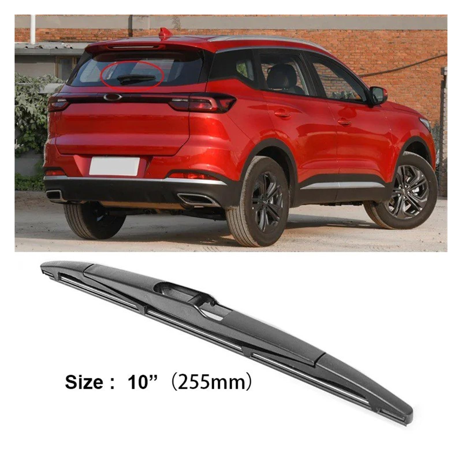 zestaw wycieraczek samochodowych Pasuje do Chery Tiggo 7 Pro 2021 2022 2023 22"+17"+10" 3 szt. wycieraczek samochodowych przód tył szczotki tnące wkłady do wycieraczek