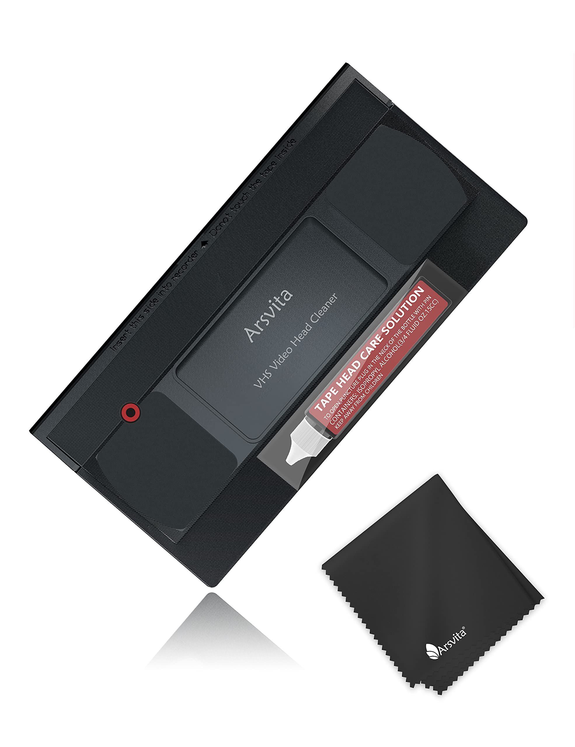 Buy Arsvita VHS Head Cleaner Tape for VHS/VCR Video Players, Wet Type