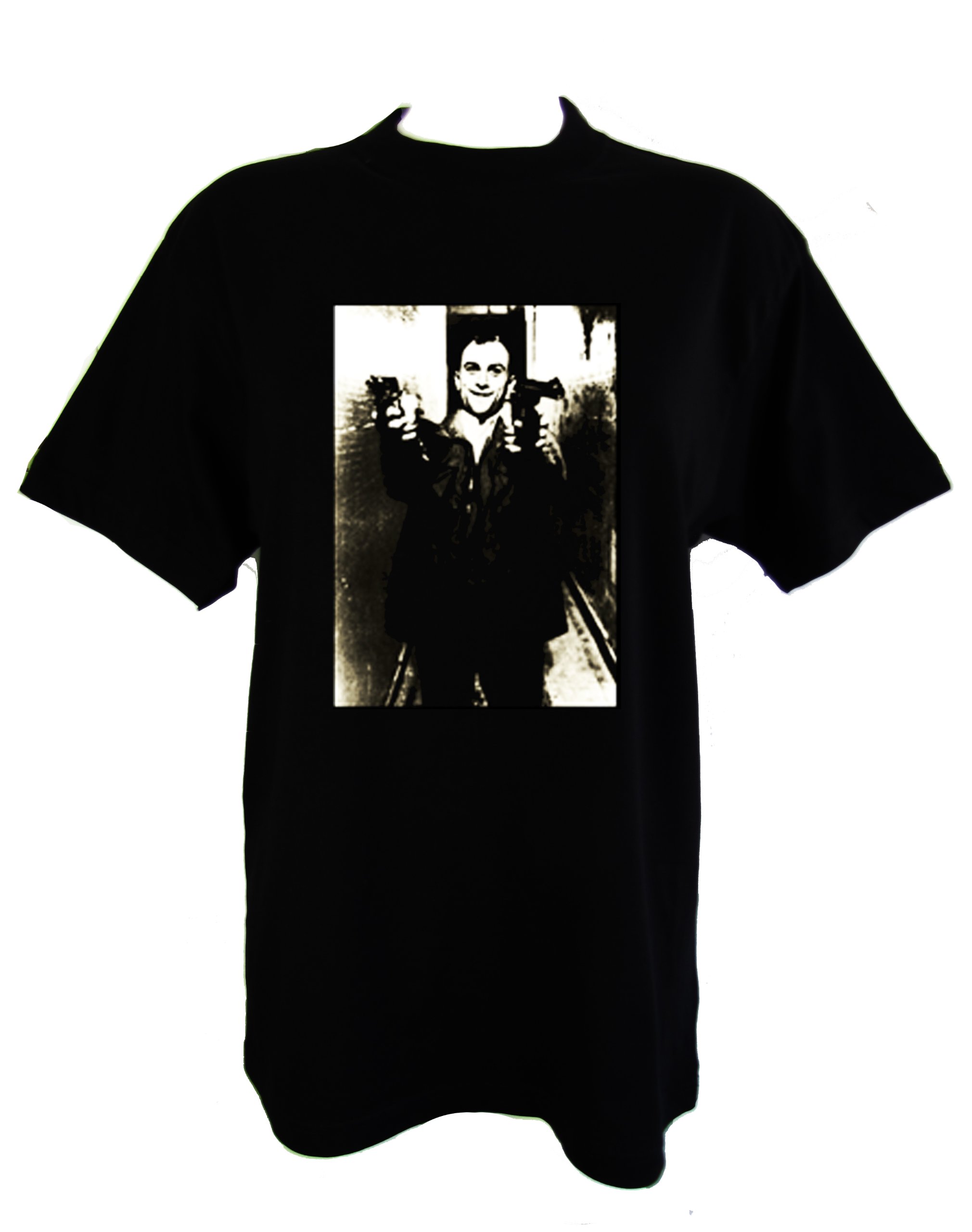 Filmgifts.com Men's Black Robert De Niro Taxi Driver Classic Tshirt (Large)