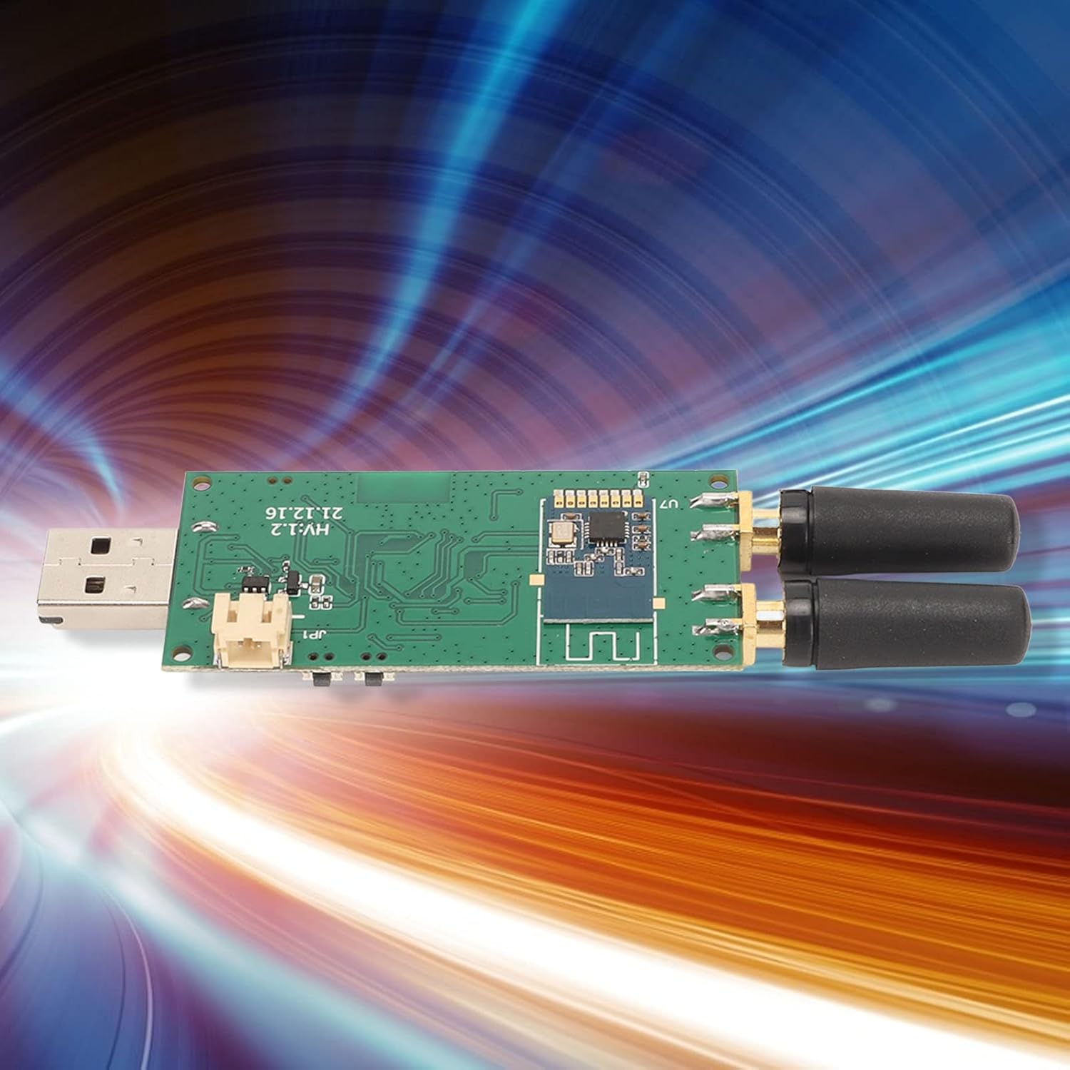 Evil Crow RF V2 2.4GHz RF Module Board Adapter with Two CC1101 Modules & One NRF24L01 Module, Ideal for Signal Receiver, Transmitter, Attack & Range Testing
