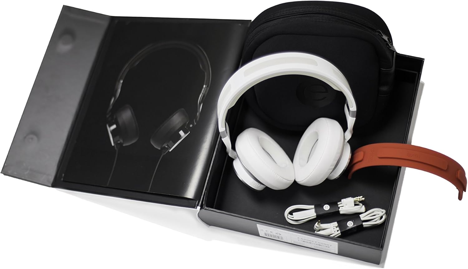 Axel FX Customizable Over-Ear Modular Headphones with Microphone - Soundscape Deep - White