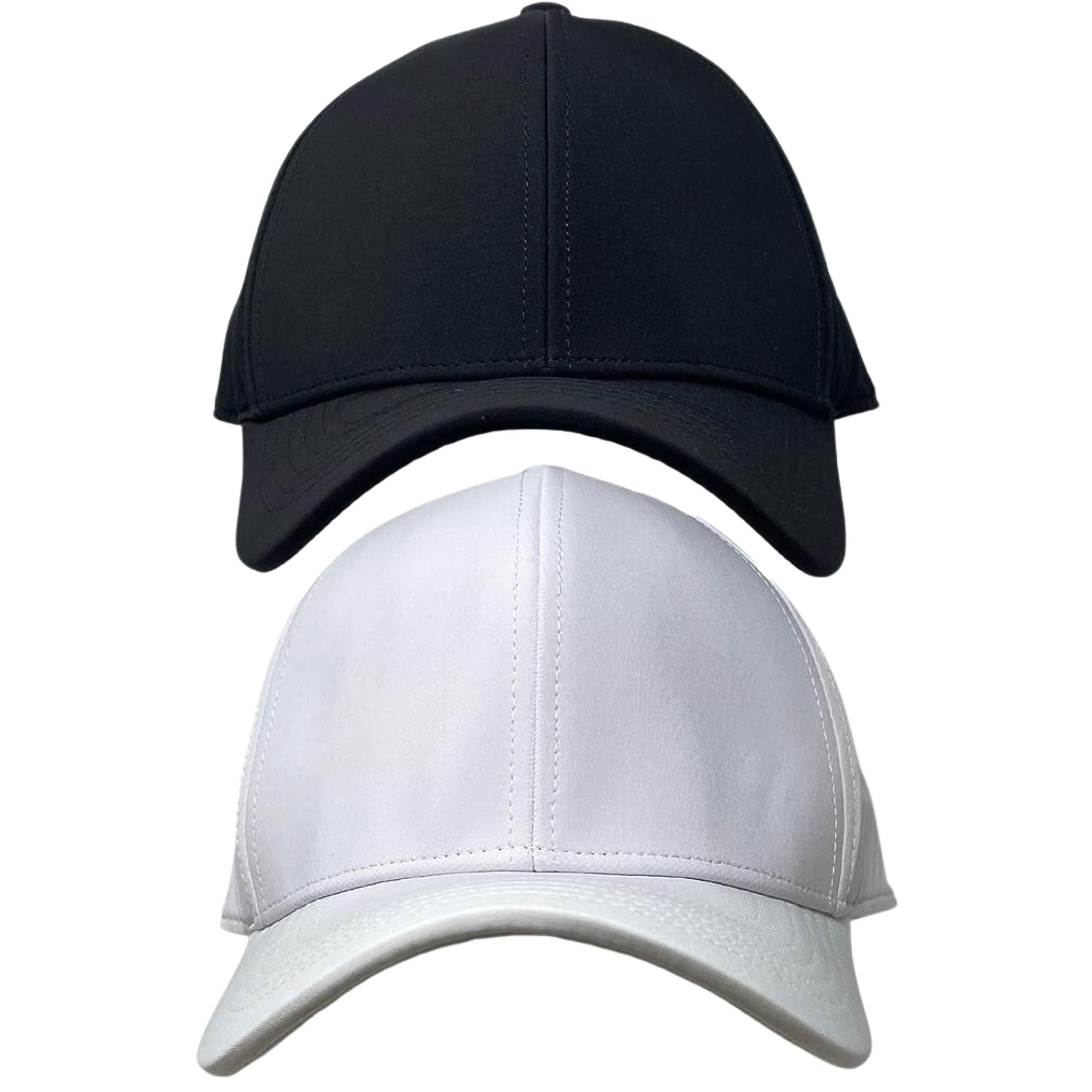 Funky JunqueHats for Men Golf Baseball Performance Cap Moisture Wicking Running Adjustable Buckle Closure Soft Brim