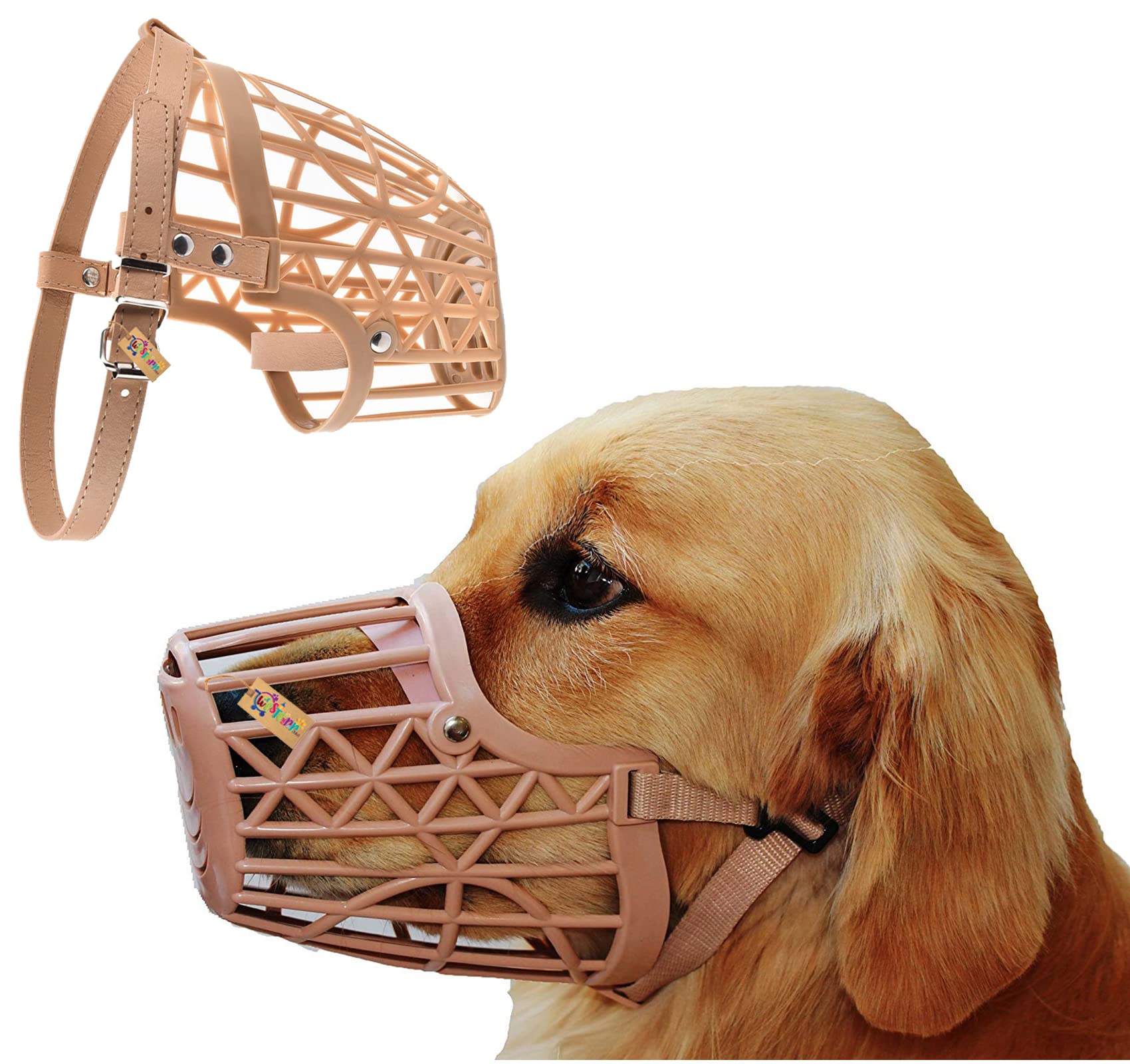 See full amazon price history chart for Western Era Adjustable Strap Muzzle Cum Basket Cage Cum Mouth Cover Cum Pet Safety Collar for Dog/Puppy. (Beige, Large) Western Era Adjustable Strap Muzzle Cum Basket Cage Cum Mouth Cover Cum Pet Safety Collar for Dog/Puppy. (Beige, Large) (B09QCYL59K) Amazon Price History, Amazon Price Tracker