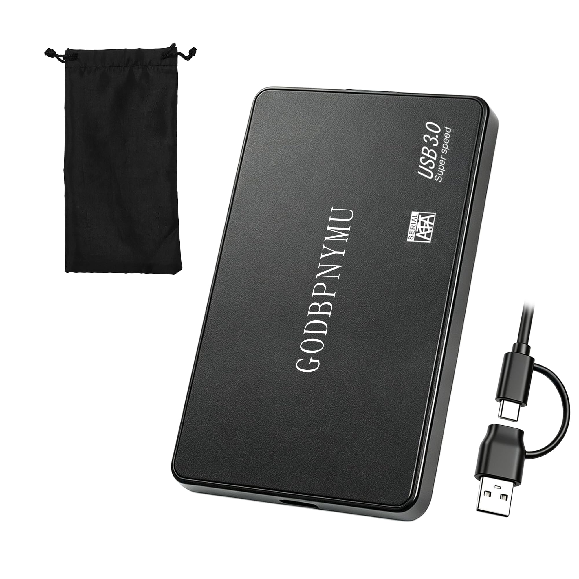 Portable SSD 500GB, USB 3.0 & Type-C Dual Interface External Solid State Drive, High Speed for PC Phone PS4 Tablet, Metal Shockproof Design-image-19