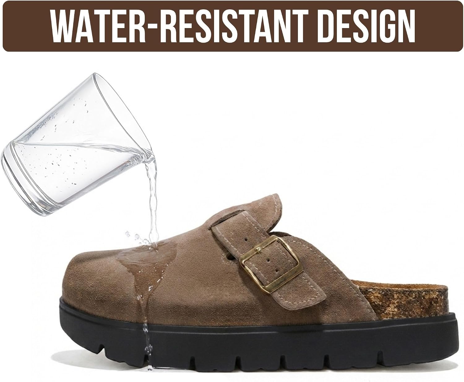 100% Genuine Leather Platform Clogs for Women - Fall Shoes for Women 2026 image 5