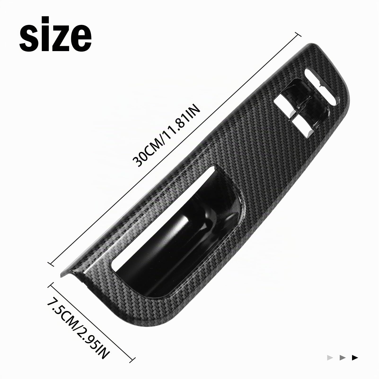 Pannello per maniglia della porta principale, rivestimento della porta anteriore in carbonio anteriore sinistro per Golf IV 1J1 Variant 1J6 3B1867171D 1J0867172A