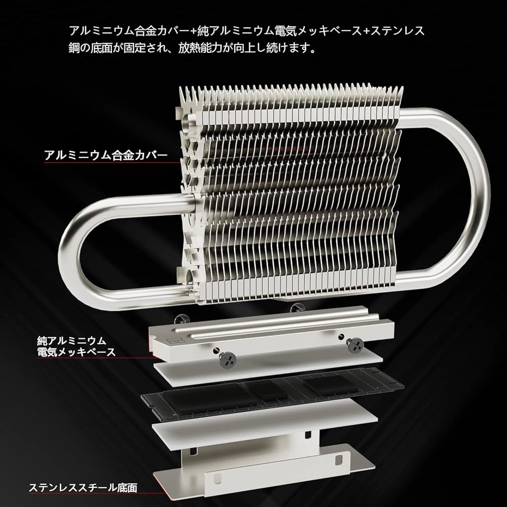 Amazon | Thermalright HR-09 2280 PRO SSDソリッドステート