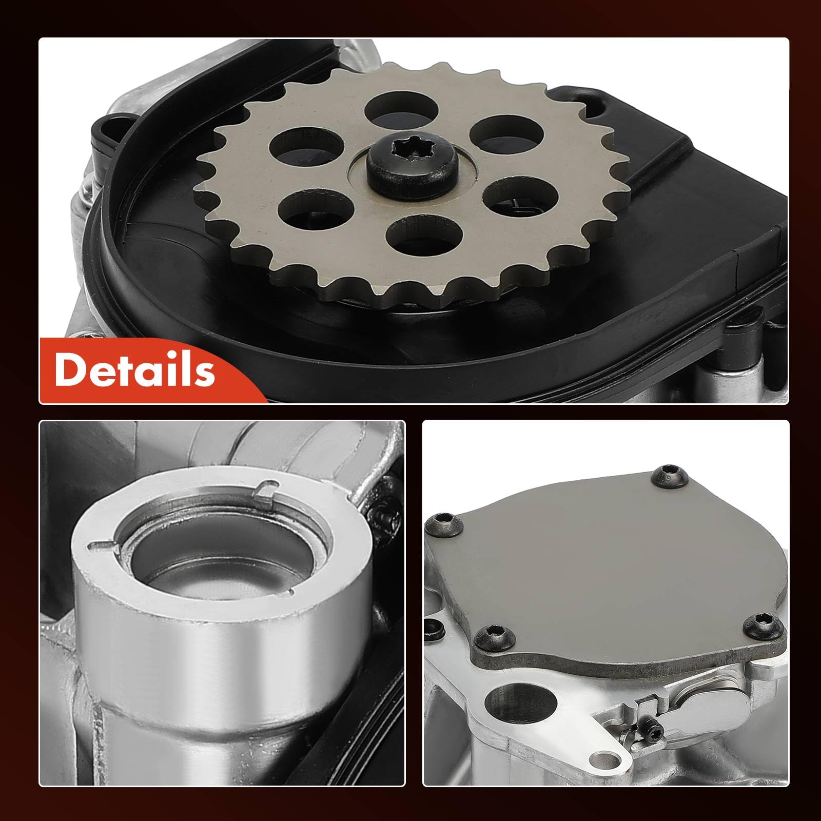Frankberg Ölpumpe Oil Pump MotorÖlpumpe mit Zahnrad Mutter Diesel Kompatibel mit 1er E81 E87 F20 1er F20 F21 E88 E82 3er E90 F30 F80 X3 E83 F25 Replace# 11417798014