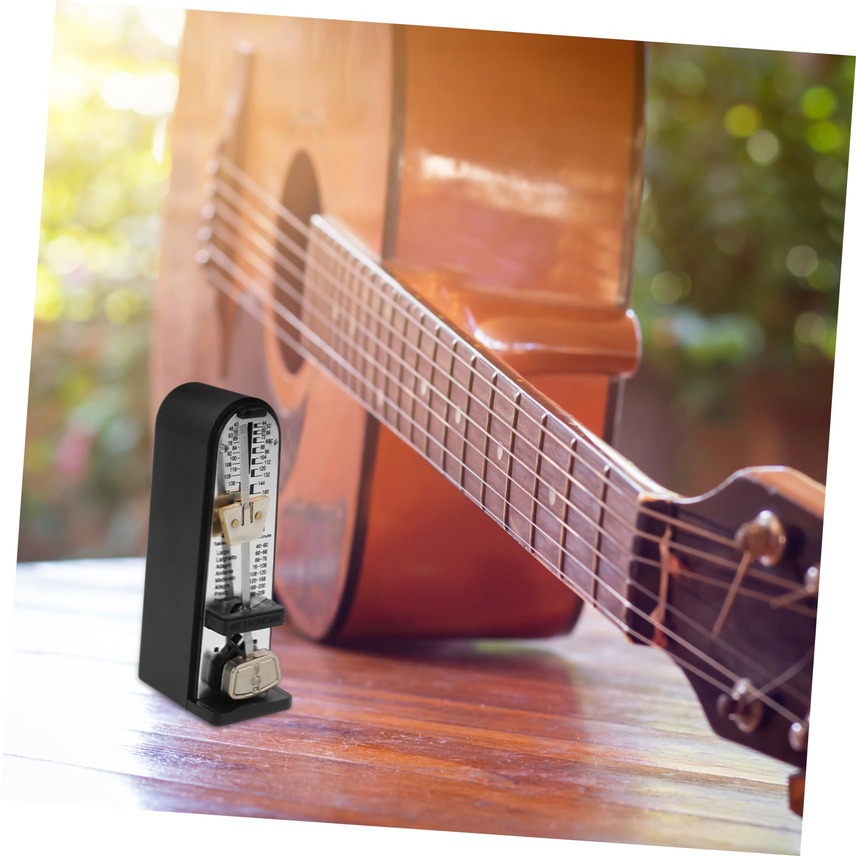 HEMOTON 5 Uds Metrónomo Afinador De Piano Ukelele Digital Afinador De Guitarra Metal