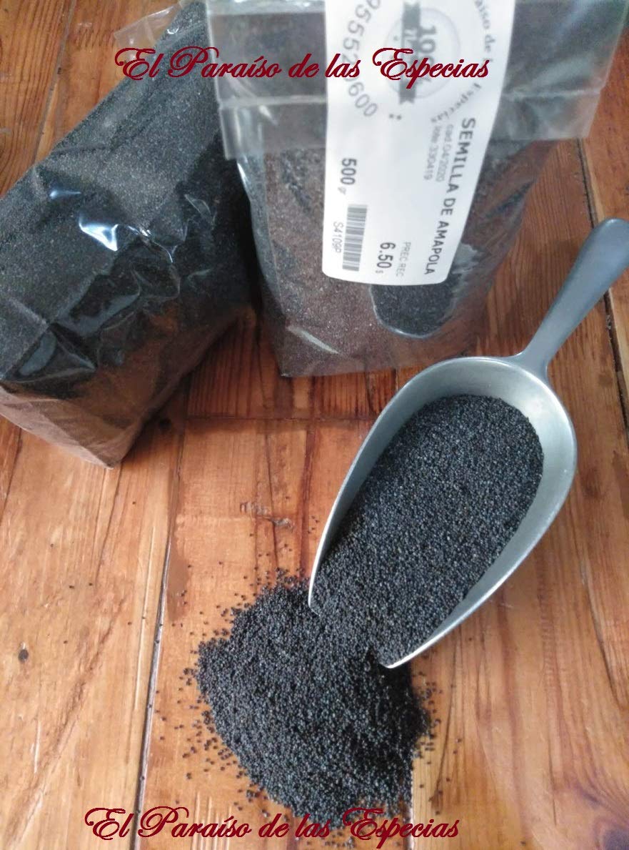 Amapola Semillas Naturales 1000 grs ( Imagen de Producto Real ) Amapola 1 Kg