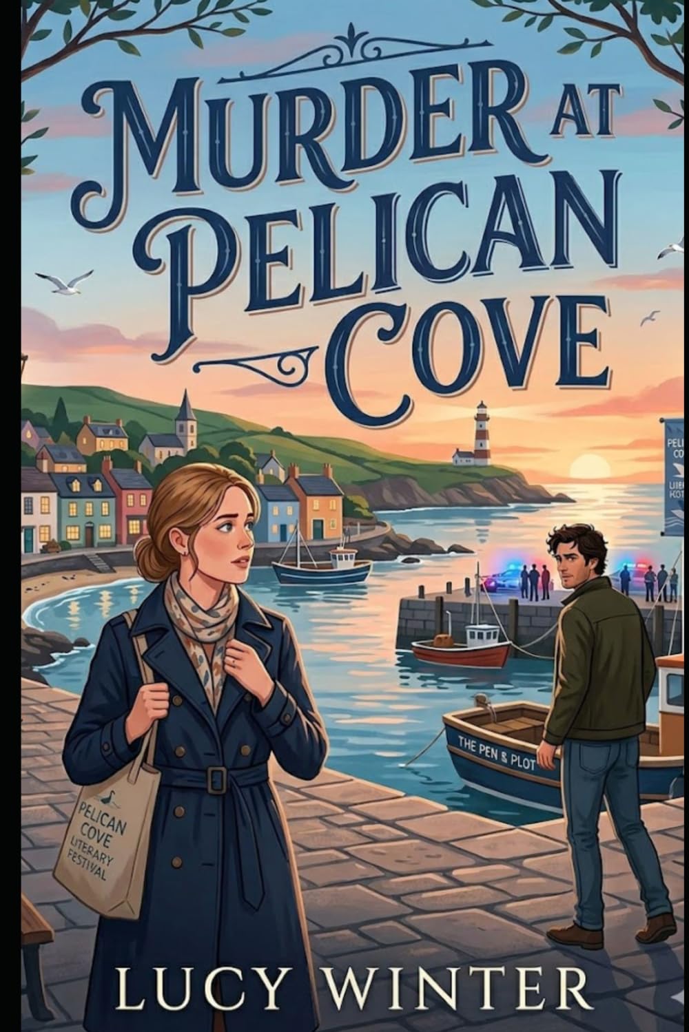 Murder at Pelican Cove: A Cozy Mystery of Editors, Authors, Publishers and Murder (Margot Ashby Investigations)