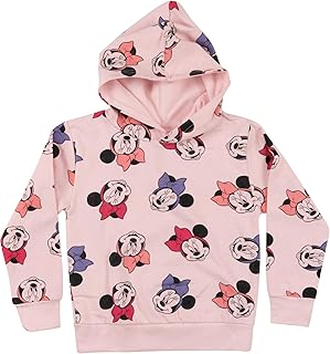 Disney Minnie Mouse - Sudadera con capucha para niña, color rosa